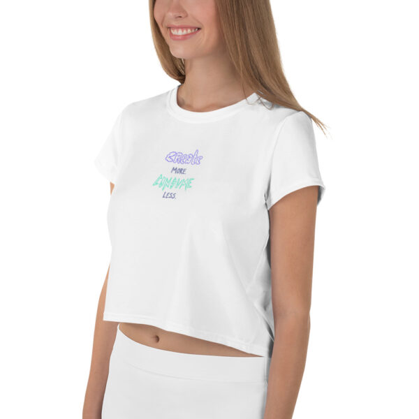 Create More Crop Top - Wide Neck - Image 4