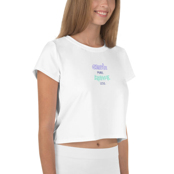 Create More Crop Top - Wide Neck - Image 3
